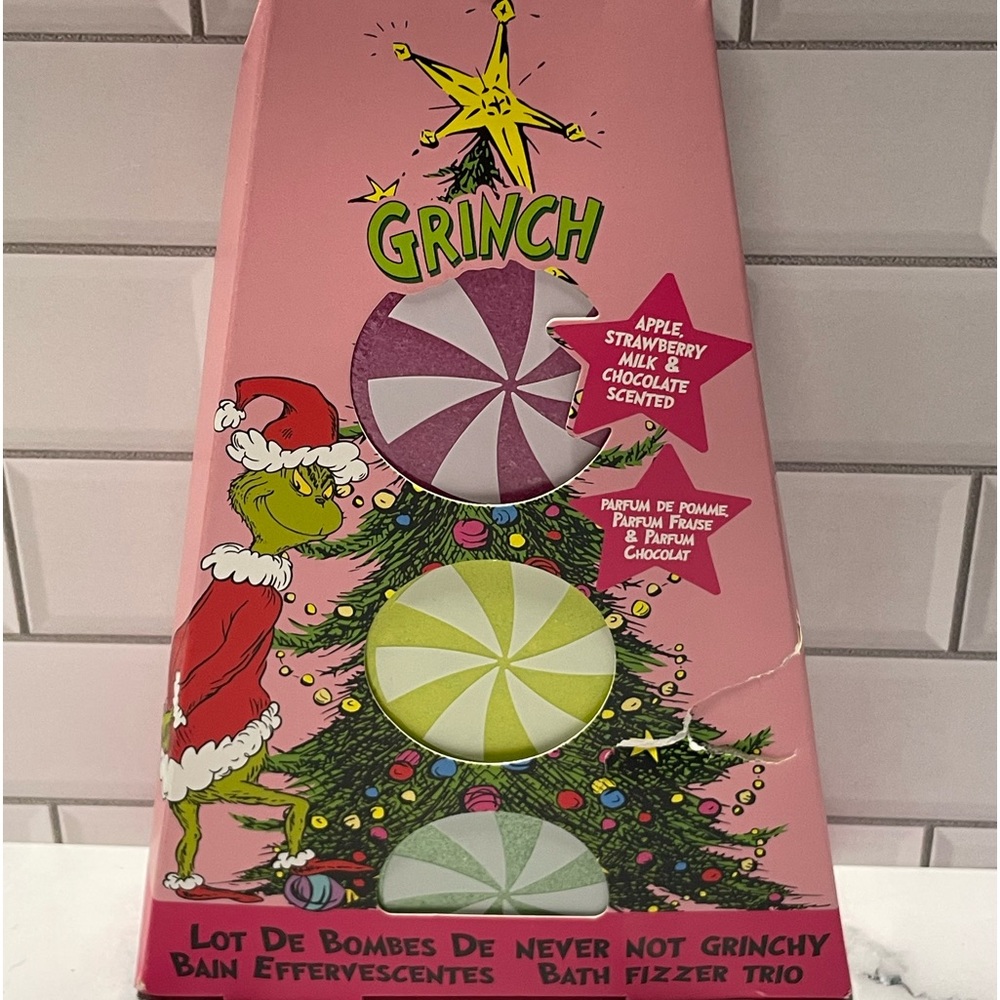 Grinch Bath Fizzer Trio